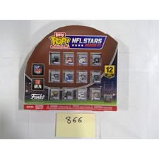 Funko Bitty Pop NFL Stars Series 1 Collector Pack 12PC New Mahomes Allen Hill
