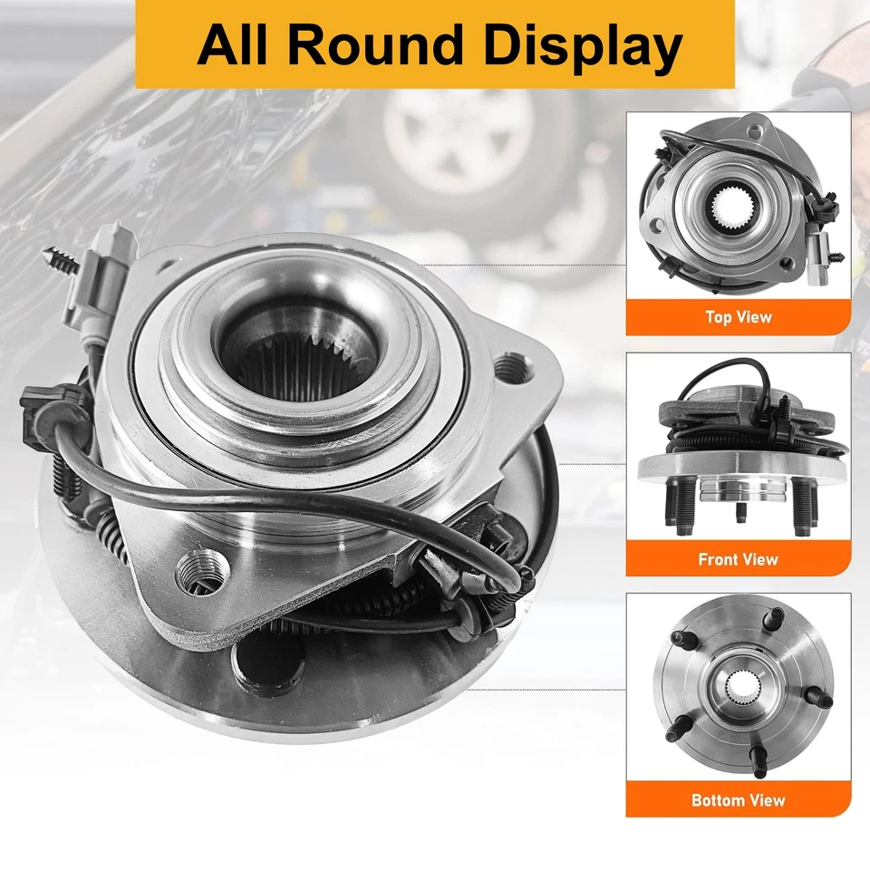 2 Front Wheel Hub Bearing For Jeep Grand Cherokee 2005-2010 Commander 2006-2010 Foto 2 de 4
