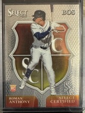 Roman Anthony 2025 Select Certified # 4 Red Sox Arias Tibbs III