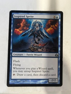 Inspired Sprite - Morningtide - Magic the Gathering MTG