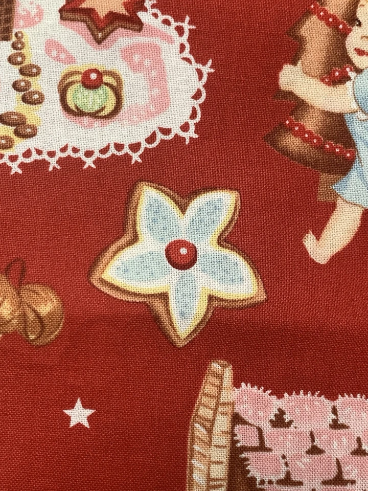 *OOP/HTF* Alexander Henry “Angel Cakes” 2008 algodón. "18""x22"" (cuarto de grasa) Foto 4 de 4