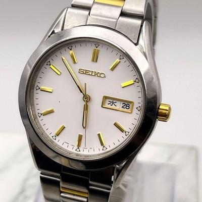 Working Item SEIKO SPIRIT Quartz Day Date Combo Color