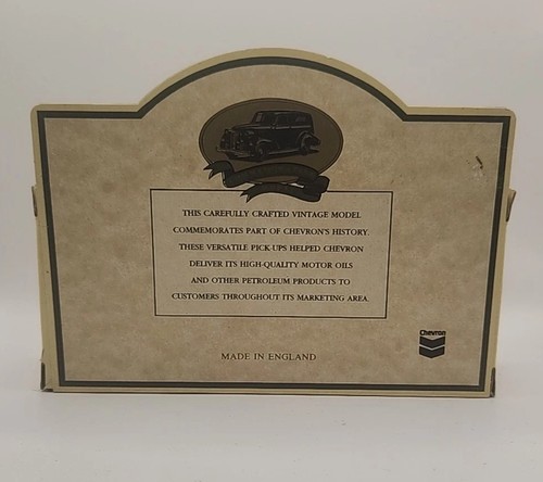 Lledo Chevron Die Cast RPM Motor Oil 1939 Chevrolet Pick-up Commemorative - Picture 2 of 5