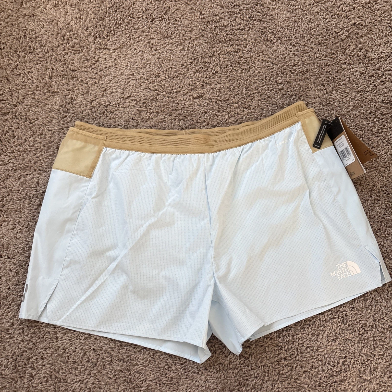 The North Face Men's Summer LT 4" Shorts Barely Blue/Khaki, Size XL NFOA88SDZOI
