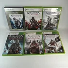 Assassin’s Creed Series Lot Xbox 360 - I,II,III, Brotherhood, Black, Rev CIB