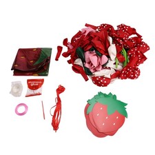 1X(Arche de Ballons Aux Fraises, 157 Ballons Aux Fraises avec Ballons en La5757