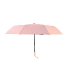 Biggdesign Moods Up Pink Fully Automatic UV Umbrella, Wind Resistant, Bag Size,
