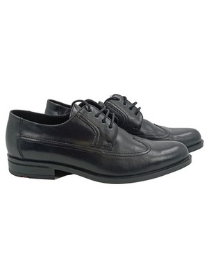 Lloyd Herren Schnürschuhe Derby Brogue Leder Schwarz Gr. 41 Business