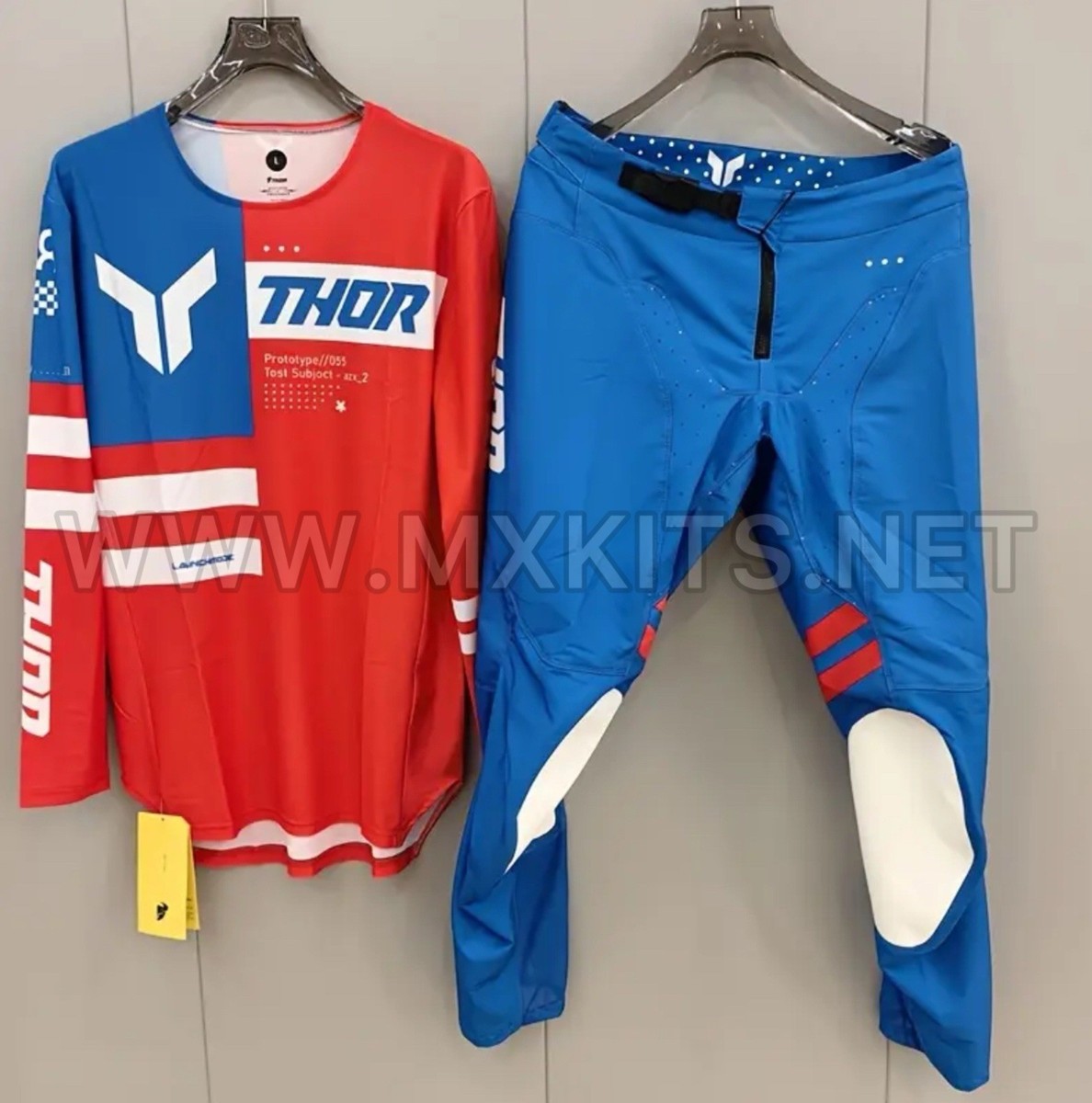 Thor Launchmode Patriot Gear Set 2025 Motocross Dirt Bike Jersey Pants Kit Combo