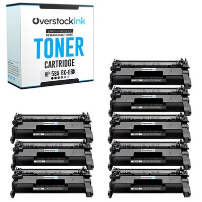 8-PK Replacement OSI 58A Cartridges for HP LaserJet Enterprise M406dn MFP M430f