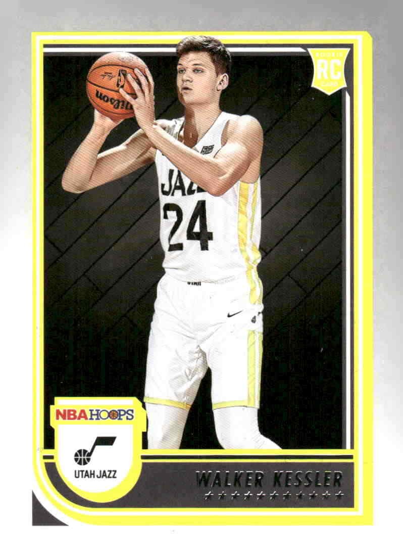 2022-23 Hoops #252 Walker Kessler Yellow