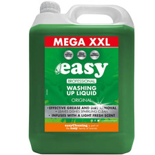 Easy Professional Original Dishwashing Liquid 5L Bottle – Cuts Through Grease  2.42 per litre