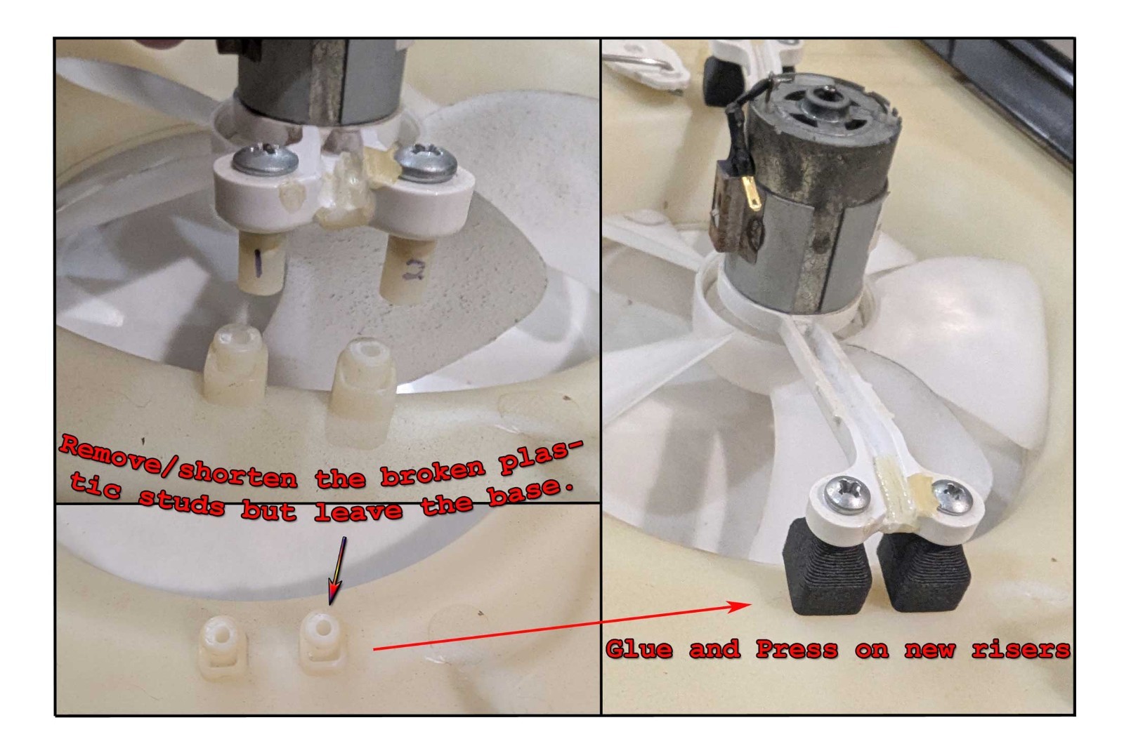 Dometic EZ Breeze RV Vent Fan 800600 Camper Repair Kit