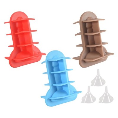 3 Stück Streich Silikon Eiswürfel Schalen für Junggesellinnenabschied Lustige Formen