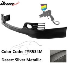 For 06-08 Acura Tsx Front Bumper Lip Euro-r Style Spoiler Yr534m Silver Splitter