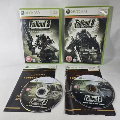 Fallout 3 Game Add On Pack Broken Steel The Pitt Xbox 360 Spiel PAL UK