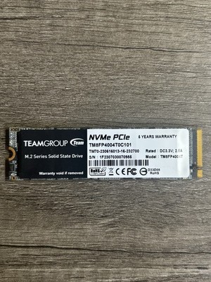 TEAMGROUP MP34 4TB with DRAM SLC Cache 3D NAND TLC NVMe 1.3 4TB (Tested)