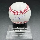 JUNIOR CAMINERO Signed Baseball - RAYS - Under Wraps - Fanatics and MLB COA