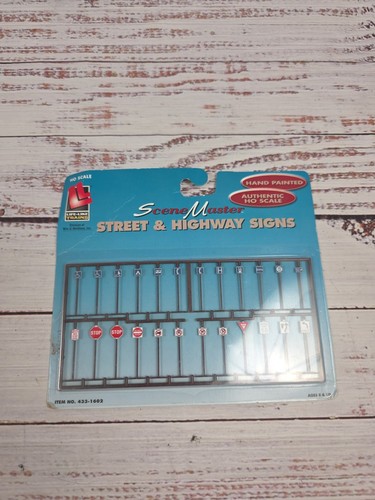 Señales de calles y autopistas Walthers Scene Master Life Like Trains escala HO 433-1602 | Zustand: New
