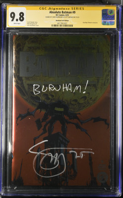 Absolute Batman 9 Fan Expo Foil CGC 9.8 SIGNED by Scott Snyder & Chris Burnham