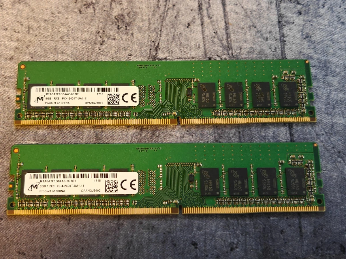 Preços baixos em Micron DDR4 SDRAM 8 GB capacidade por Módulo DIMM
