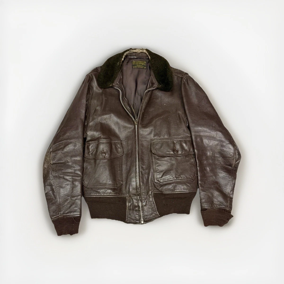 Navy G1 Flight Jacket Indiana Original Vietnam War Uniforms for