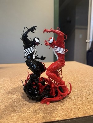 Venom Vs. Carnage, 6 Inch Display Statue, Hand-Painted Custom, VERSUS Collection