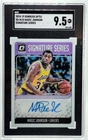 Magic Johnson Auto SGC 9.5 Autograph 2018-19 Donruss Optic Signature Series LA