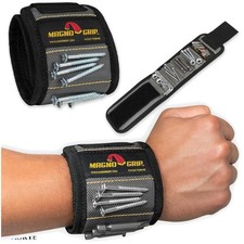 Comfortable Magnetic Wristband - Securely Holds Screws  Drill Bits On-the-Go