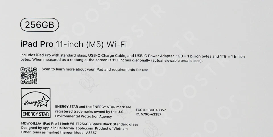 Apple iPad Pro 11" M5 Chip 256GB Wi-Fi Only 2025 Space Black A3357 • BRAND NEW - Image 3 of 4