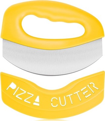Urbanstrive Heavy Duty Stainless Steel Pizza Cutter with Cover, Super Sharp B