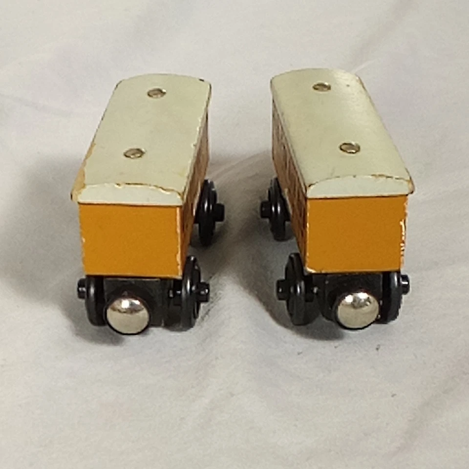 Thomas & Friends Annie Clairabel tren de madera vagones de pasajeros años 90 Foto 3 de 4