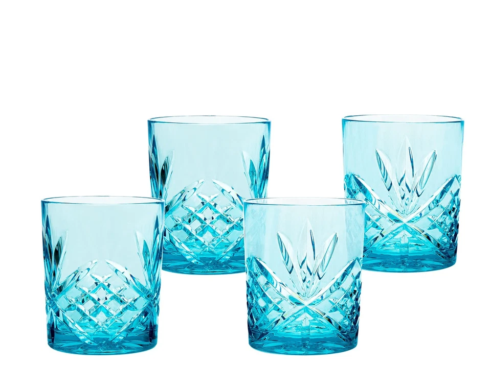 Vasos de whisky acrílico, vasos de vidrio de whisky irrompibles y reutilizables... Foto 2 de 2