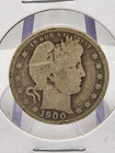 1900-P Barber Quarter Raw about good (Details)