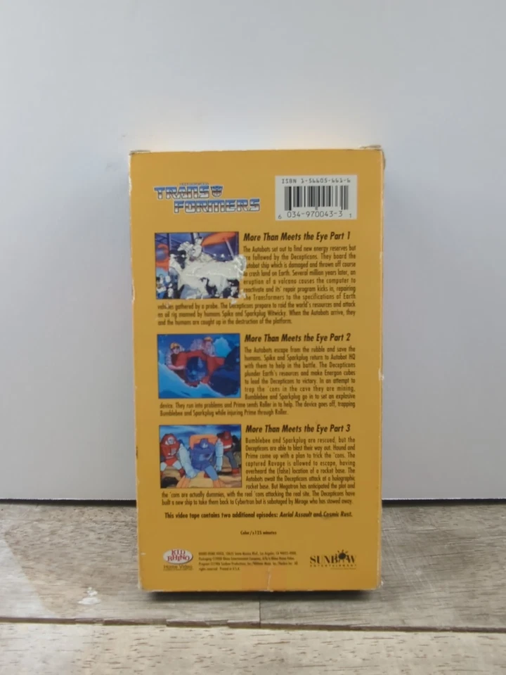 Transformers  VHS "More Than Meets The Eye" 2000 - Image 3 of 4