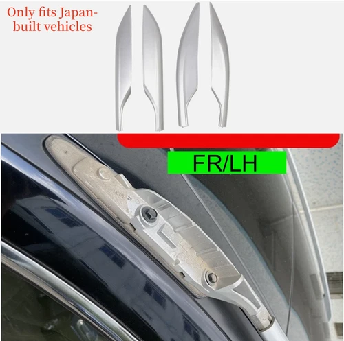 Roof Rails Rack End Cover Shell for Nissan Rogue X-Trail 2014-2021 OE Style