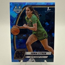 2024-25 Bowman University Chrome Sapphire - Sonia Citron 1st #64 Notre Dame 