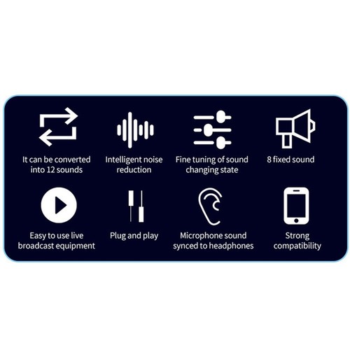 Innovative Portable Mini Voice Changer With Eight Unique Sound Effects - Bild 11 von 13