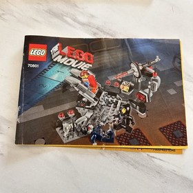 LEGO The Lego Movie Bundle of 4 Instruction Manuals 70808 1 & 2 70801 70800