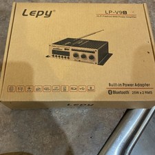 Lepy LP-V9S Hi-Fi Stereo Digital Power Car Amplifier Amp USB SD DVD CD FM MP3