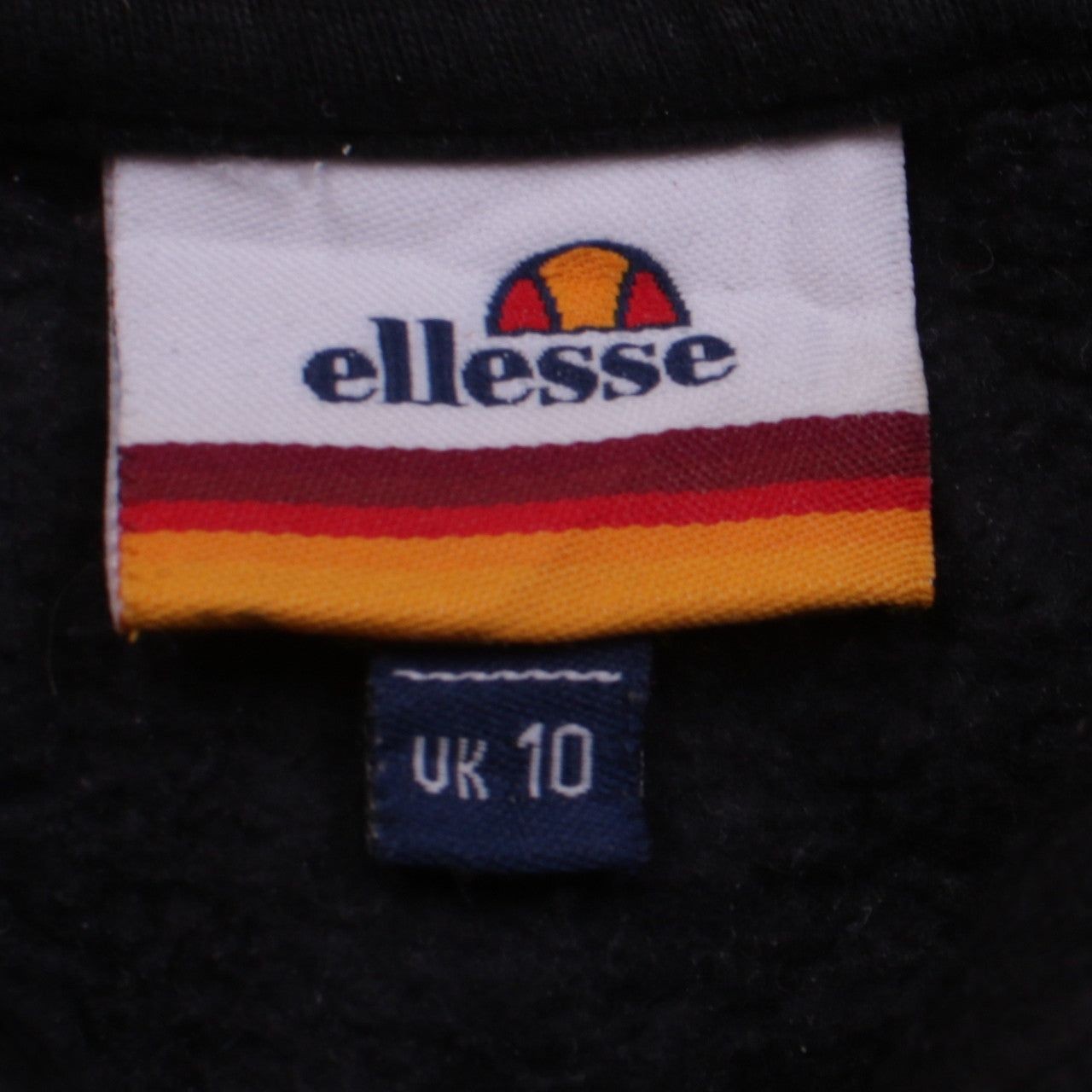 Ellesse Black Hoodie Womens L image 4