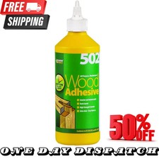Everbuild Wood Glue Adhesive - All Purpose Waterproof PVA Wood High Strength 502