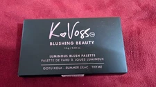K Voss Blushing Beauty Luminous Blush Palette - 3 Shades Full Size New