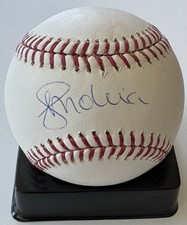 JOSE MOLINA 2002 Angels - 2008 2009 New York Yankees Autographed ML Baseball COA