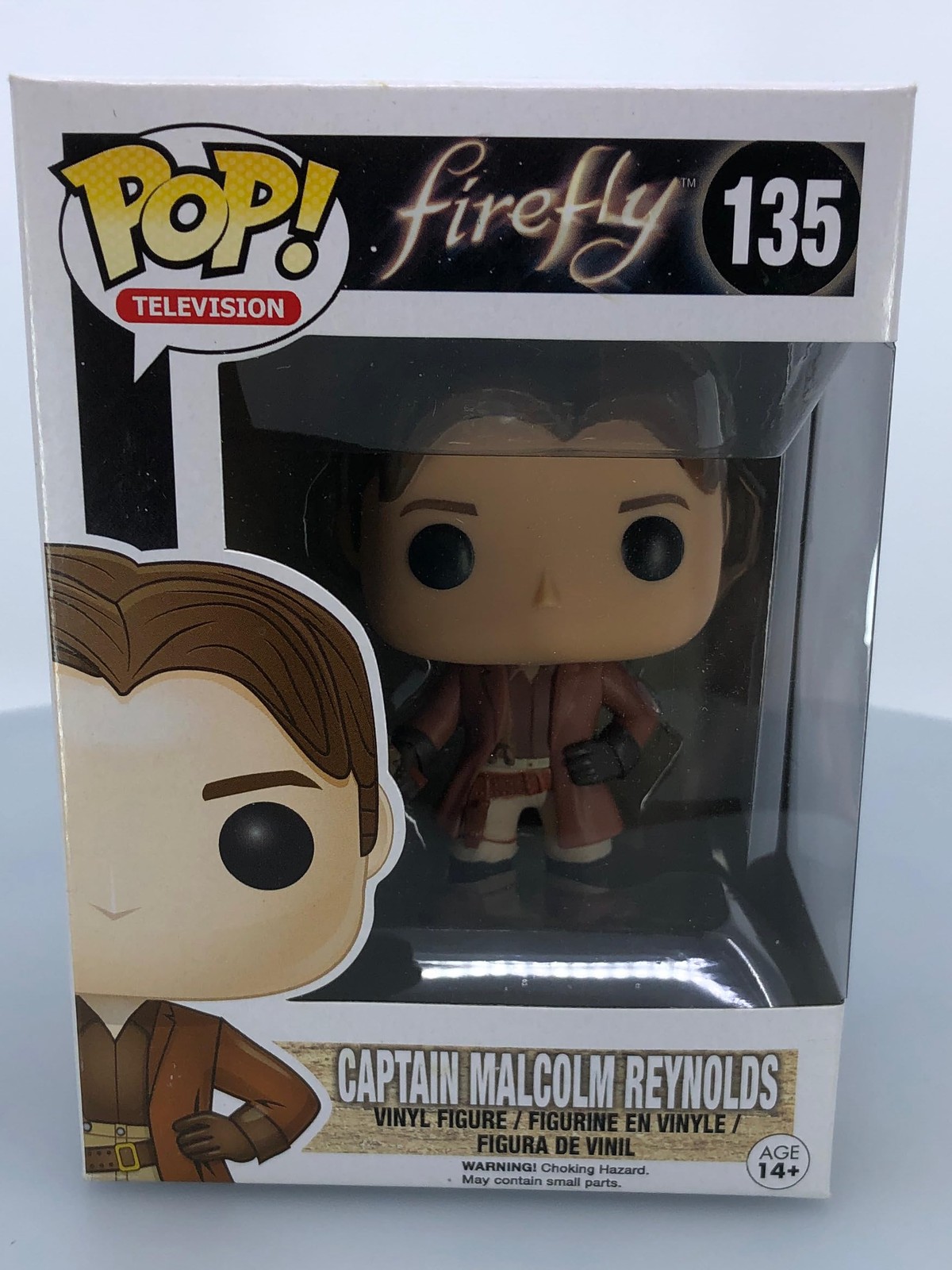 Funko Pop! Figura Vinilo Televisión Firefly Malcolm Reynolds #135 Caja Dañada