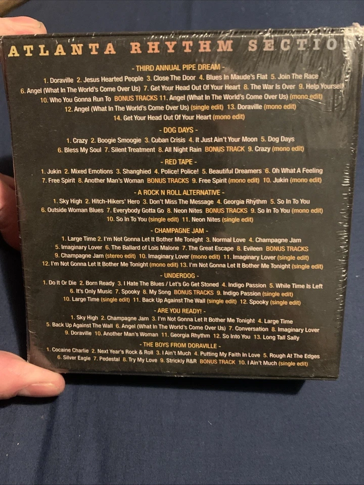 8CD Boxset Atlanta Rhythm Section Polydor Years SEALED. Shrink-wrap Storage Wear - Image 4 of 4