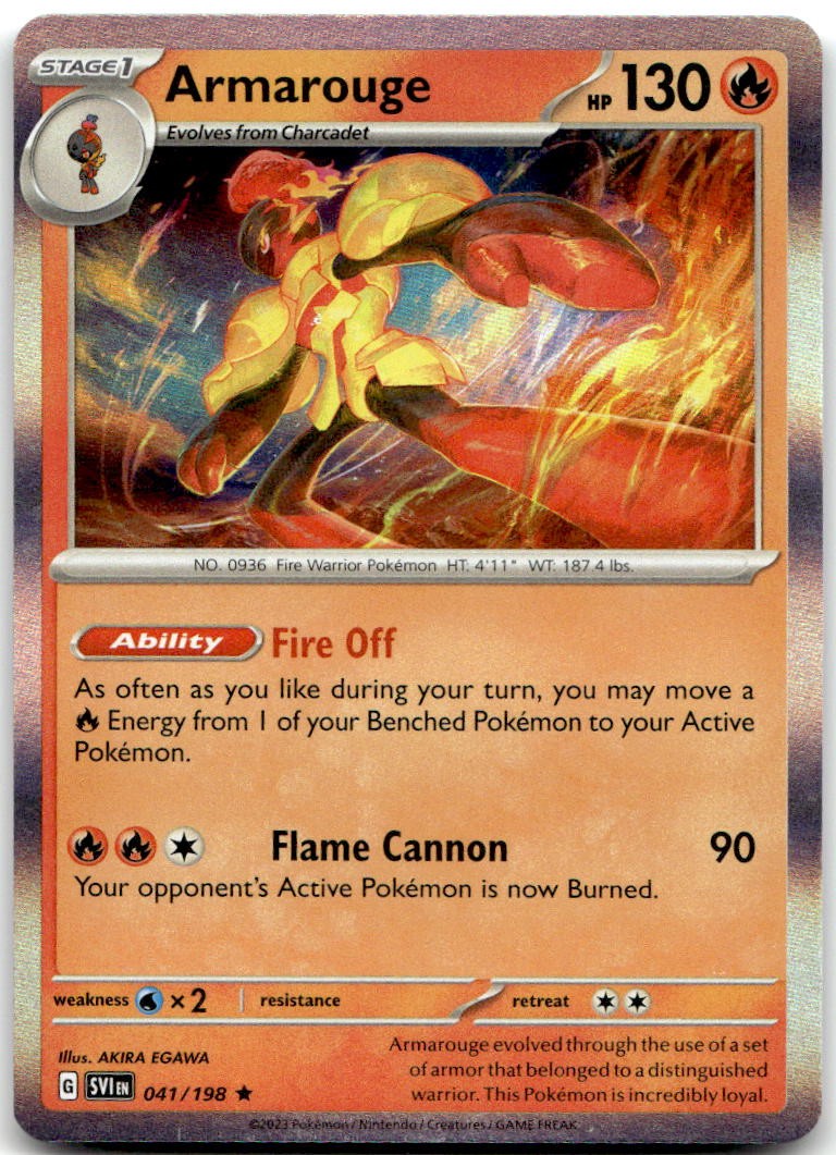 Armarouge (Line Holo) 041/198 Rare Miscellaneous Cards & Products Pokemon NM