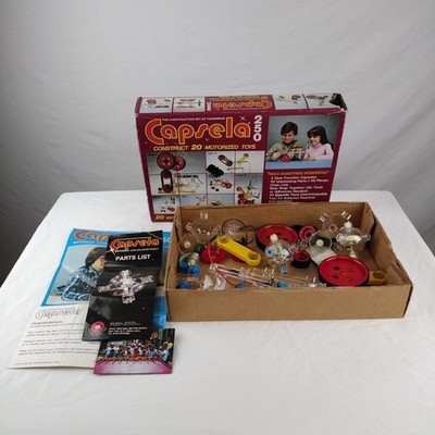 Capsela 250 Construction Set Motorized Toys 1978 Play Jour