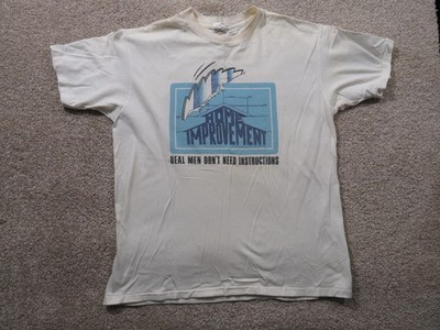 NWT vtg 90s Home Improvement Real Men Dont Need Instructions Shirt