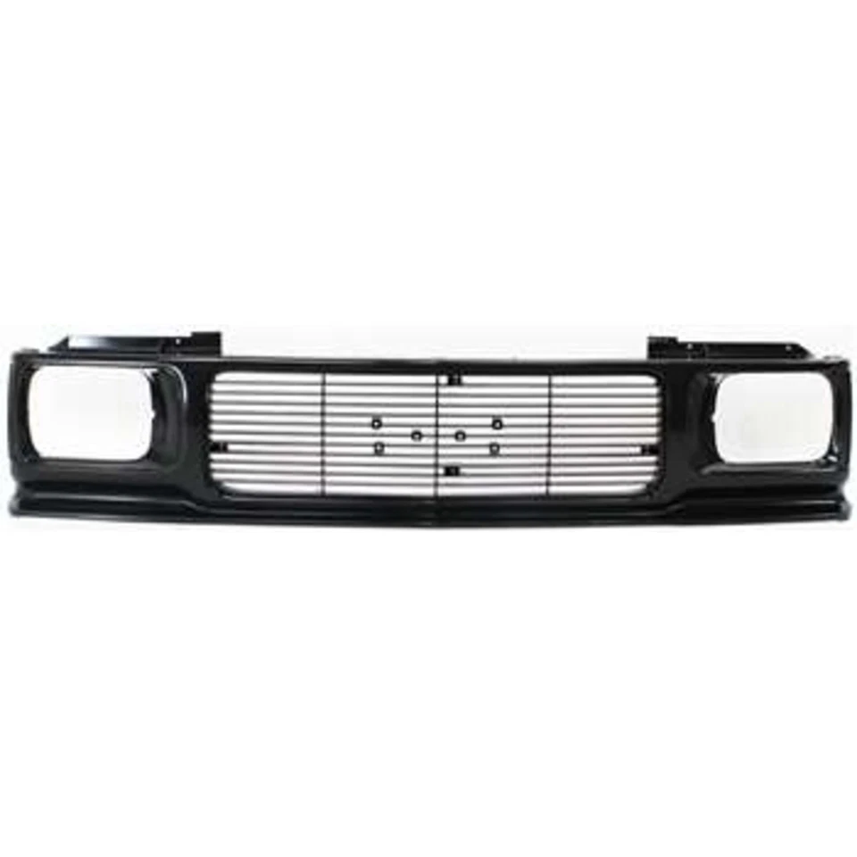 Grille For 91-93 GMC Sonoma 92-94 Jimmy Textured Black Plastic - Image 2 of 4